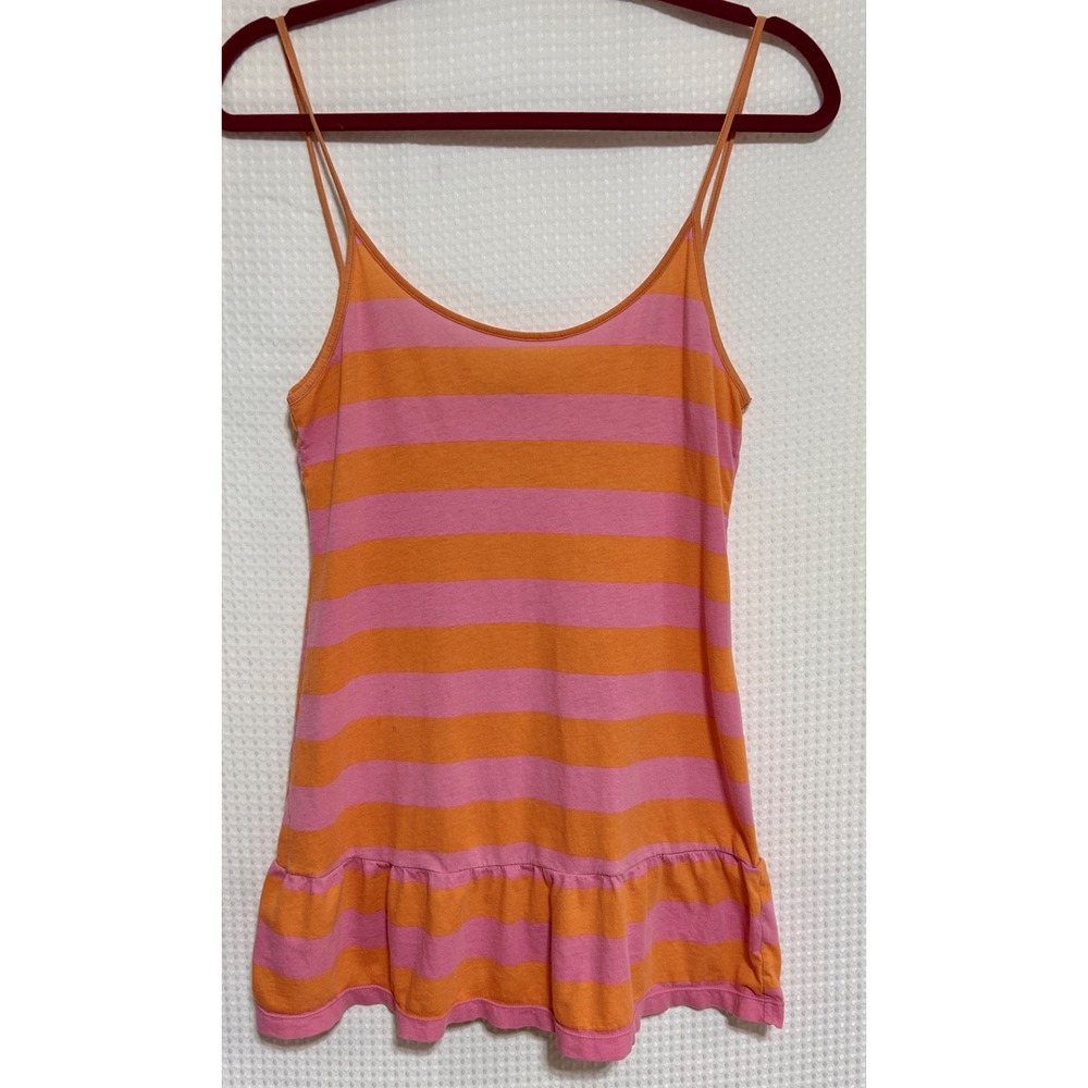 Victorias Secret PINK Vintage Y2K size XS S Striped Tee Tunic Dress Straps READ